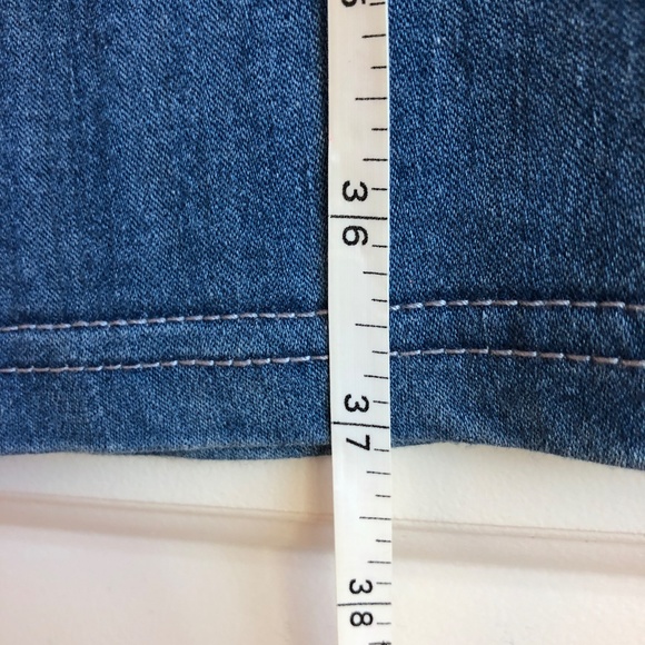 Iris Bodycon Denim Dress Medium - MEASUREMENTS IN LISTING - Picture 5 of 6